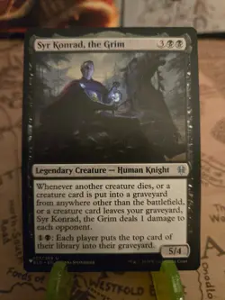 MTG Syr Konrad, the Grim The List Reprints Regular Uncommon NM - Image 1