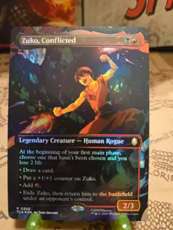 MTG Zuko, Conflicted Avatar: The Last Airbender Foil Borderless Rare NM - Image 1
