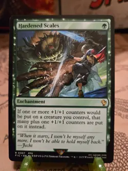 MTG Hardened Scales Commander: Final Fantasy Regular Rare NM - Image 1