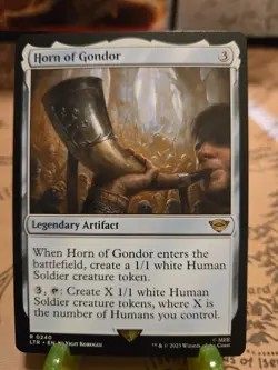 MTG Horn of Gondor the Lord of the Rings: Tales of Middle-Earth Regular Rare NM - Image 1