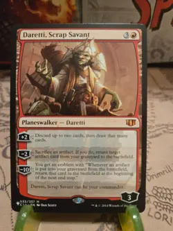 MTG Daretti, Scrap Savant (C14) The List Reprints Regular Mythic NM - Image 1