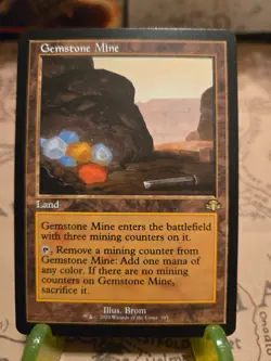 MTG Gemstone Mine Dominaria Remastered Regular Retro Frame Rare NM - Image 1