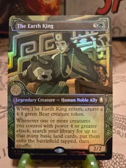 MTG The Earth King Avatar: The Last Airbender Foil Rare NM - Image 1