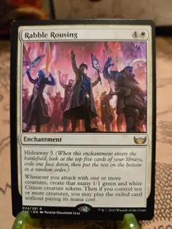 MTG Rabble Rousing Streets of New Capenna Regular Rare NM - Image 1