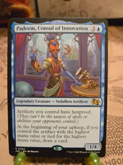 MTG Padeem, Consul of Innovation Foundations Jumpstart Regular Anime Rare NM - Image 1