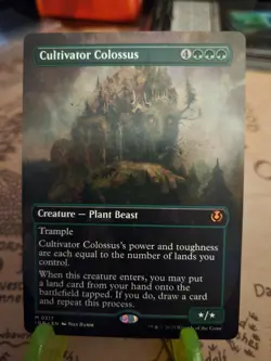 MTG Cultivator Colossus Innistrad Remastered Regular Borderless Mythic NM - Image 1