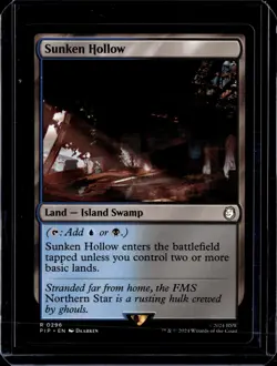 Sunken Hollow - 296 - PIP - NM - MTG Magic the Gathering - Image 1