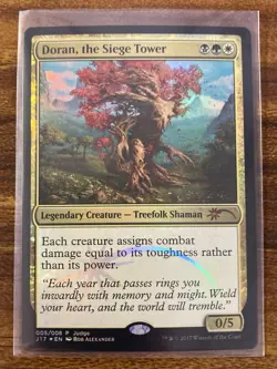 MTG✨DORAN, THE SIEGE TOWER Judge Promo FOIL✨MINT RARE Lgndry Creature UNPLAYED ! - Image 1