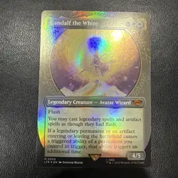 MTG Gandalf the White *SHOWCASE FOIL* The Lord of the Rings 0305 Pack Fresh - Image 1