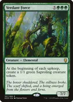MTG Verdant Force ** Dominaria ** English (NM) - Image 1