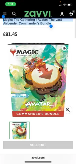 MTG Magic The Gathering Avatar The Last Airbender Commander’s Bundle ✅📦🚚 - Image 1
