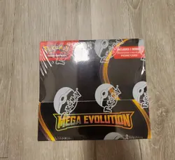 Pokemon TCG Mega Evolution Enhanced Booster Box New with Small Tear - Image 1