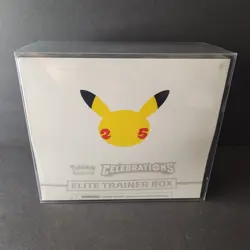 Pokemon Celebrations 25th Anniversary Elite Trainer Box ETB Sword & Shield +Case 820650809439 - Image 1