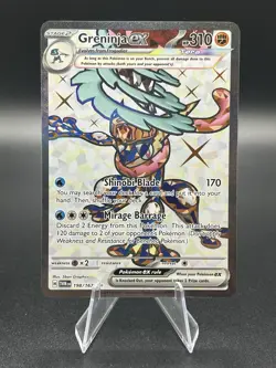 Greninja ex 198/167 Full Art Sv06: Twilight Masquerade Holo Pokemon TCG - Image 1