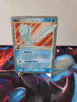 Pokemon Mew Gold Star Delta Species 101/101 2008 World Championships - Image 1