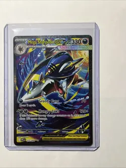 Mega Sharpedo ex 127/094 Special Illustration RARE SIR Pokemon Phantasmal Flames - Image 1