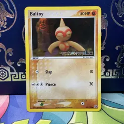 Baltoy 43/106 Common Reverse Holo Ex Emerald LP - Image 1