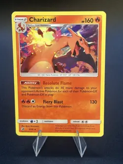 Charizard 3/70 Dragon Majesty *HOLO* Pokemon TCG 2018 - Image 1