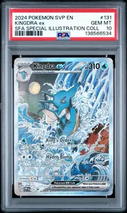 2024 POKEMON SVP PROMO SPECIAL ILLUSTRATION COLLECTION #131 KINGDRA EX PSA 10 - Image 1
