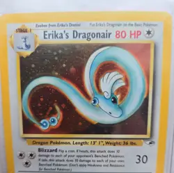 Pokemon TCG Erika's Dragonair Gym Heroes 4/132 Holo Rare - Image 3