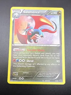 Pokemon TCG - SALAMENCE - 8/20 - COSMOS HOLO PROMO - XYDRAGON VAULT (2012) - LP- - Image 3