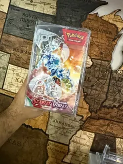 Pokemon TCG Scarlet & Violet Base Set Booster Box Sealed with Acrylic Case - Image 3