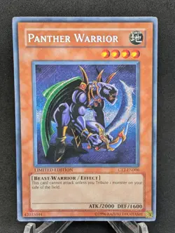 Yu-Gi-Oh! Panther Warrior CT2-EN006 Secret Rare MP - Image 1