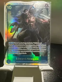 Edward.Newgate OP08-043 SR ONE PIECE Tcg Game NM English Foil - Image 1