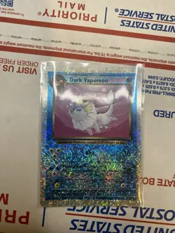 Pokemon TCG Dark Vaporeon Legendary Collection REVERSE HOLO Card 9/110 Rare 2002 - Image 4