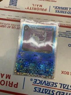 Pokemon TCG Dark Vaporeon Legendary Collection REVERSE HOLO Card 9/110 Rare 2002 - Image 5