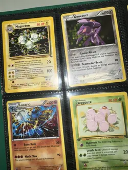 62 pokemon card lot break, mew promo, bkp, 1st ed, rares, ereaders, all damaged - Image 3