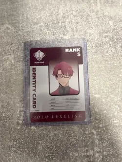 Mapniverse Solo Leveling, Choi Jong-In, Identity Card, Rank S, SL1E-PM09 - Image 1
