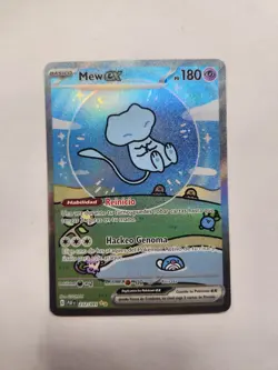 Mew EX 232/091 Bubble Pokemon Sv Paldean Fates TCG Rare Spanish Holo Card NM - Image 1