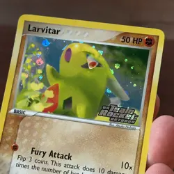Pokemon Card - Larvitar Team Rocket Returns 62/109 Common Reverse Holo Stamped - Image 2