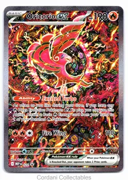 Oricorio EX MEP024 - MEP Black Star Promo - Pokemon Card - Lightly Played - Image 1