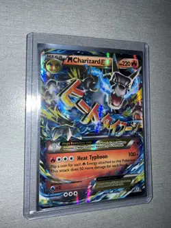 Pack fresh Pokemon card Mega Charizard X ultra rare EX 12/83 Holo tcg XY 2016 - Image 1