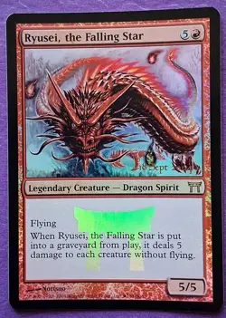 MTG Ryusei, the Falling Star Prerelease Cards Foil NM - Image 1