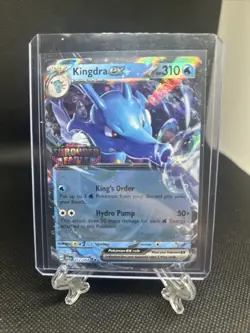 Pokemon TCG Shrouded Fable Kingdra Card 012/064 EX - STAMPED PROMO - Image 1