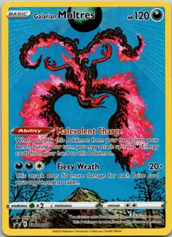 Galarian Moltres SWSH284 NM Pokemon Card TCG - Image 1