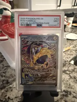 Pokemon TCG Iron Hands EX Special Illustration Rare Card 154/131 PSA 9 - Image 1