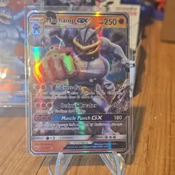 Pokemon Machamp GX Holo Cards 64/147 SM59 English TCG Lot of 2 - Image 2