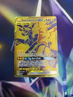 Pikachu & Zekrom GX SM248 Holo TAG TEAM Promo Pokemon TCG Card - Image 1