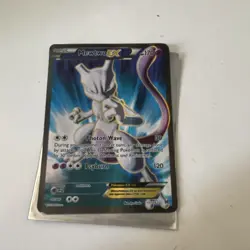 Pokemon Mewtwo EX 157/162 Breakthrough Ultra Rare Full Art Holo TCG Card - Image 1