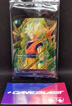Dragon Ball Super Card Game: Fusion World Son Goku FP-008 PR Sealed Winner Pre-R - Image 1