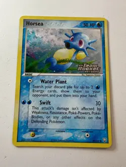 Horsea 58/109 Reverse Holo Rare EX Team Rocket Returns Stamped Pokemon Card NM - Image 1