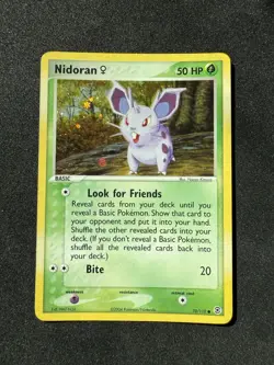 Pokemon Nidoran F FireRed & LeafGreen 70/112 Reverse Holo Card LP - Image 1