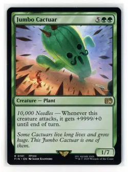 MtG FIN Jumbo Cactuar Non-Foil - Image 1