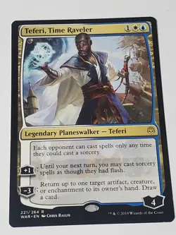 MTG - Teferi, Time Raveler - War of the Spark Regular Rare Planeswalker = - Image 1