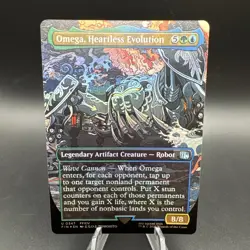 MTG - Omega, Heartless Evolution (Borderless) FOIL U FINAL FANTASY 347 NM Fresh - Image 1