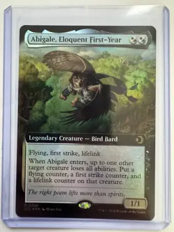 Abigale, Eloquent First-Year #0368 (Extended Art) [Lorwyn Eclipsed] NM Foil ENG - Image 1